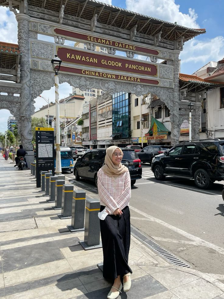 Historic Glodok street in Jakarta
